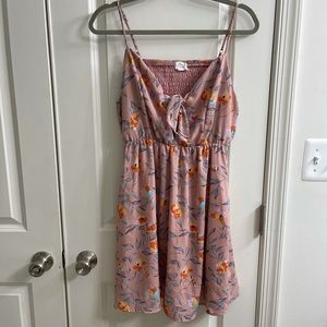 Peep Hole Floral Dress